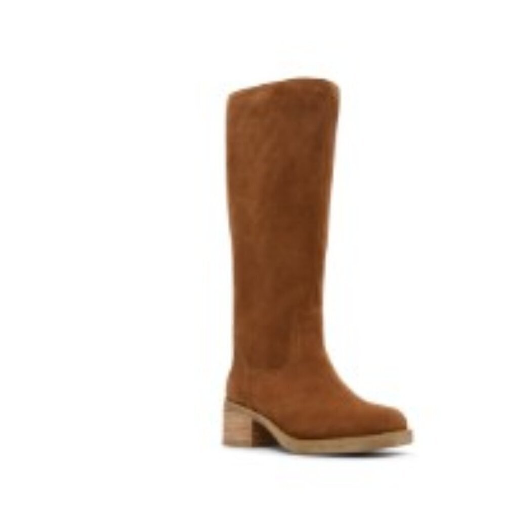 NEW Blondo Christian Waterproof Boot Women's Size 11 Tan Suede Tall MSRP $229 - Picture 12 of 12
